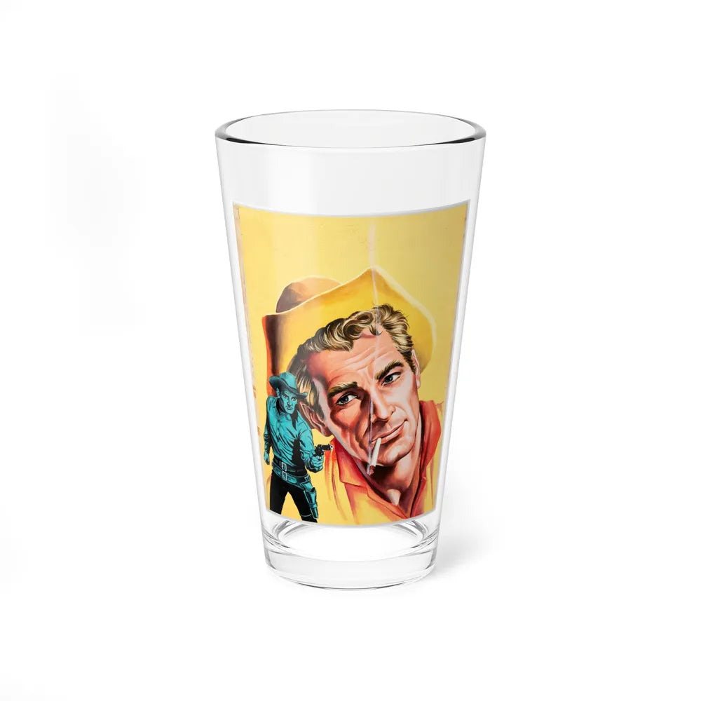 Bonanza Kid, Paperback Novel Cover (Pinto Western, 1960) - Pint Glass 16oz-16oz-Go Mug Yourself