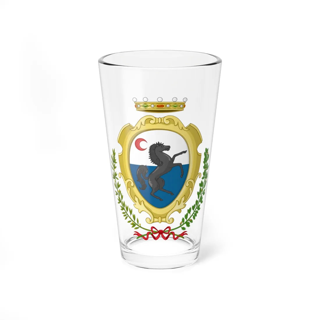 Bonavigo-Stemma (Italy) (Coat of Arms) Pint Glass 16oz 16oz - Go Mug Yourself
