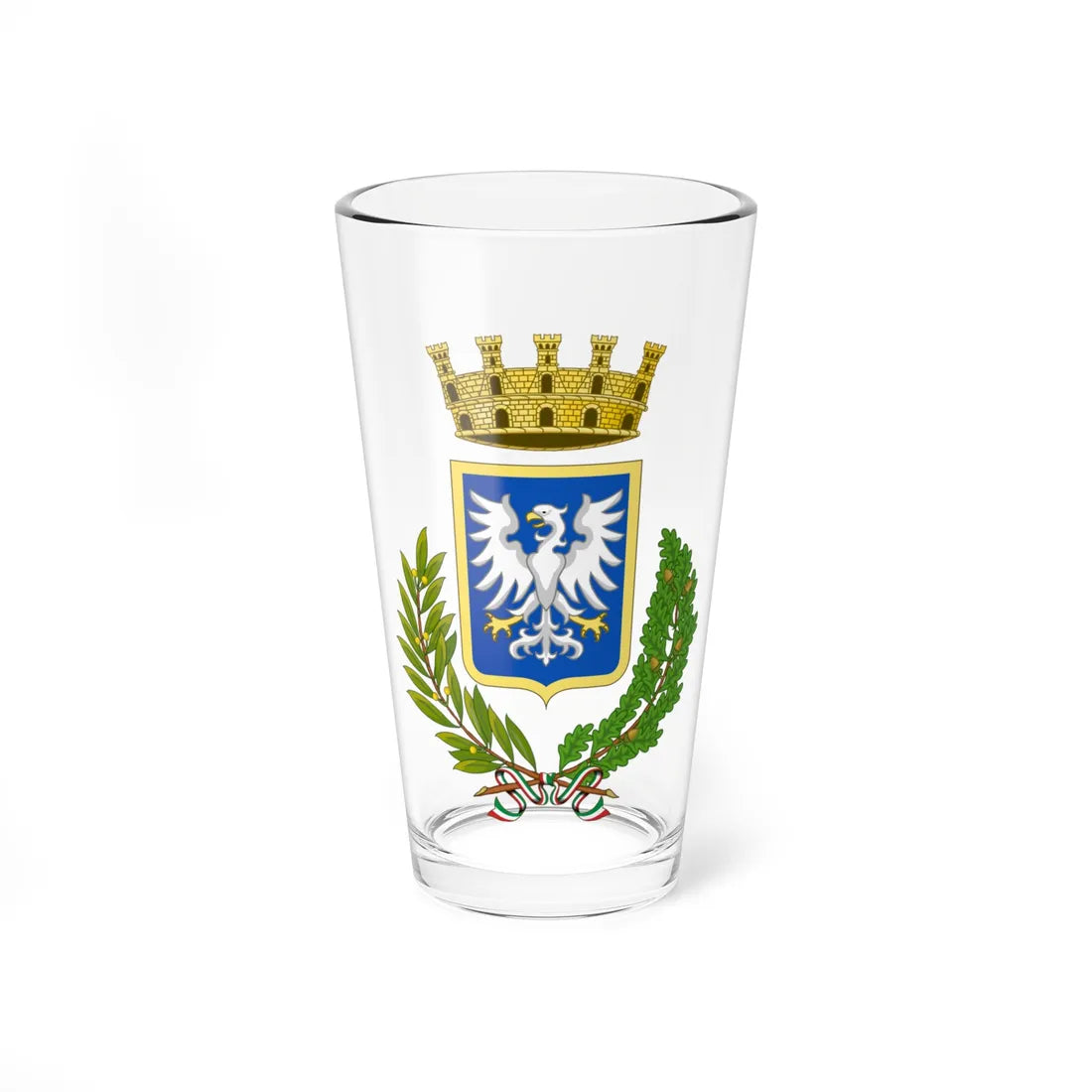 Bondeno-Stemma (Italy) (Coat of Arms) Pint Glass 16oz 16oz - Go Mug Yourself