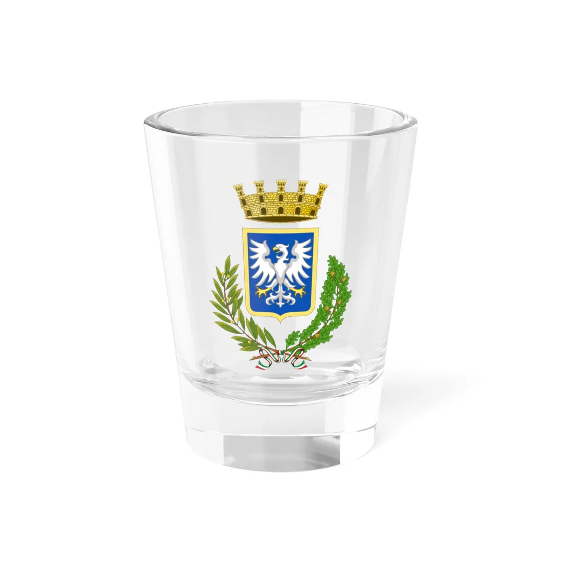 Bondeno-Stemma (Italy) (Coat of Arms) Shot Glass 1.5oz 1.5oz - Go Mug Yourself