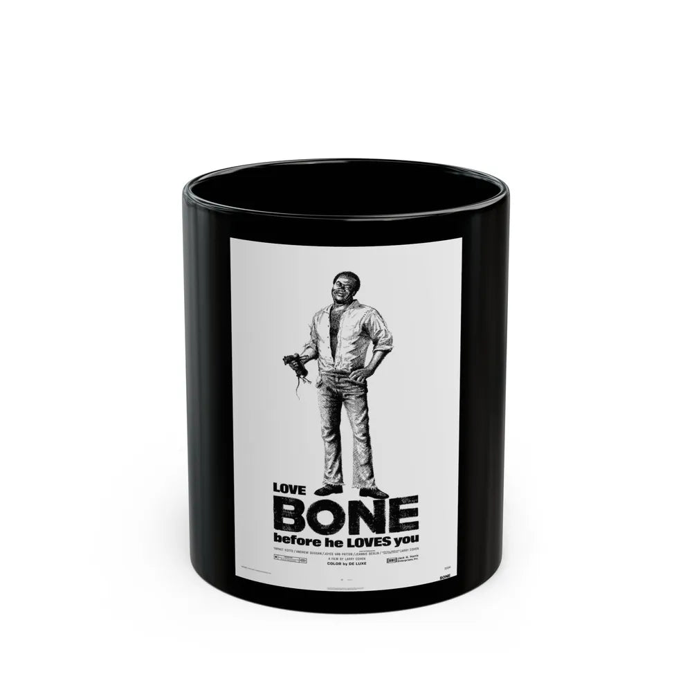 BONE 1972 Movie Poster - Black Coffee Mug-11oz-Go Mug Yourself