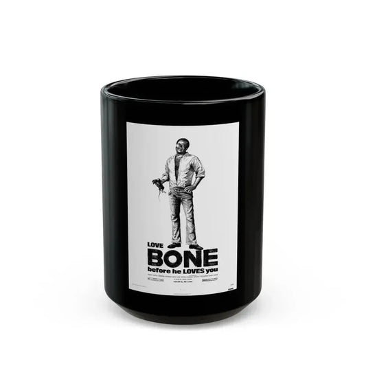BONE 1972 Movie Poster - Black Coffee Mug 15oz - Go Mug Yourself