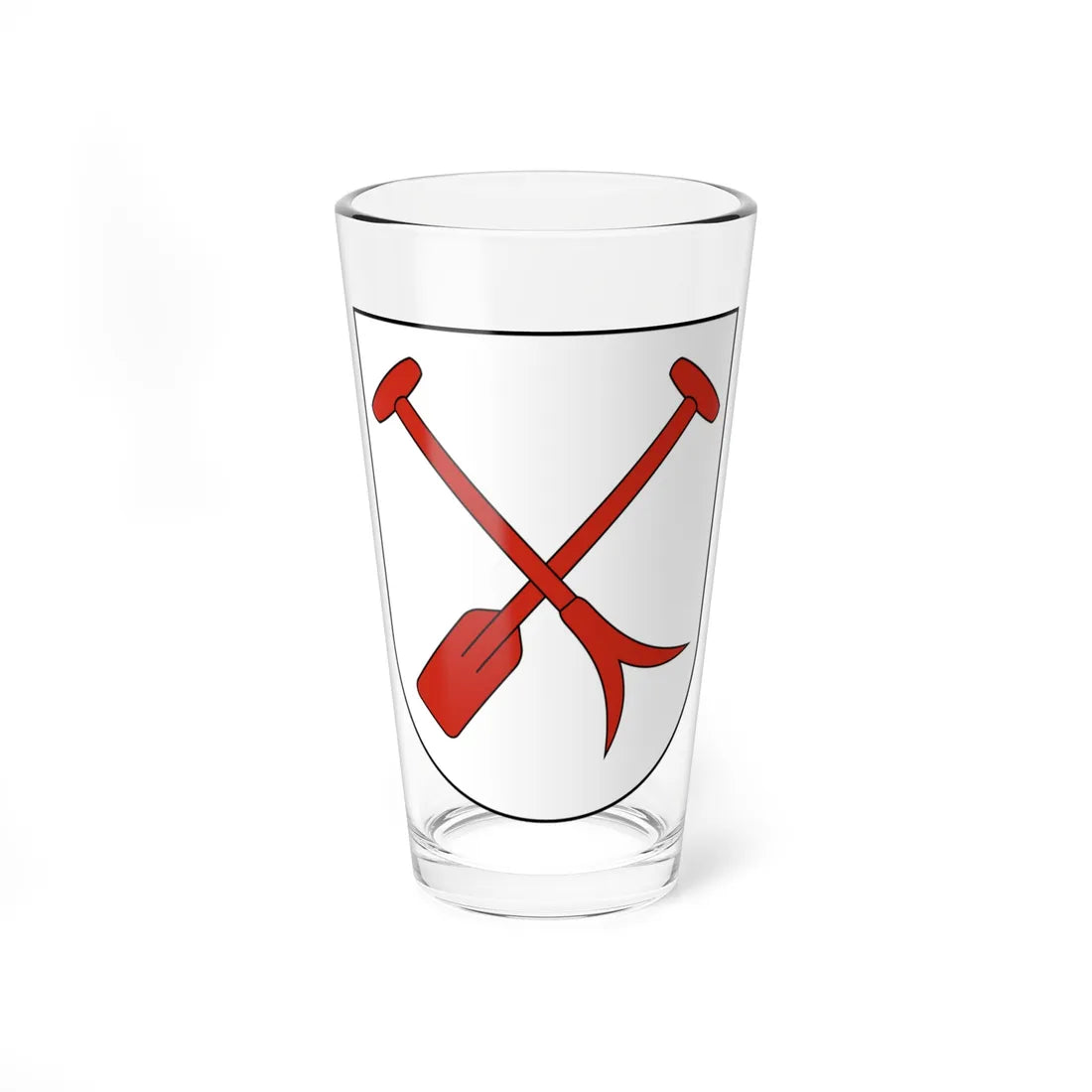 Boningen-blazon (Switzerland) (Coat of Arms) Pint Glass 16oz 16oz - Go Mug Yourself