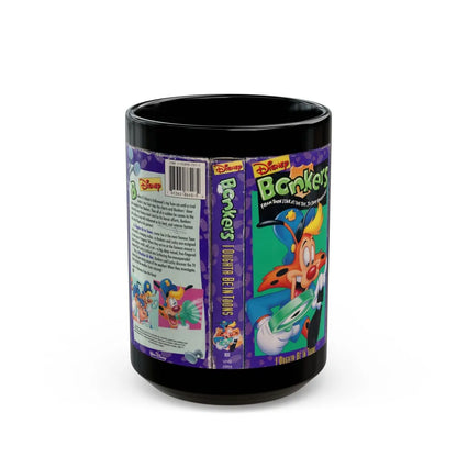 BONKERS FROM TOON STAR AT THE TOP TO ZANY ROOKIE COP (VHS COVER) - Black Coffee Mug-15oz-Go Mug Yourself