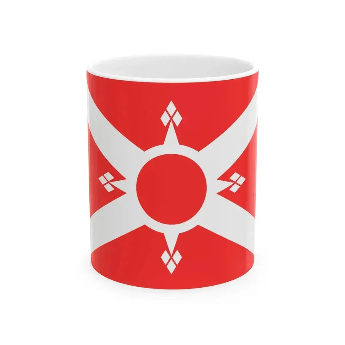 Bonnets Rouges flag (Belgium) White Coffee Mug 11oz - Go Mug Yourself