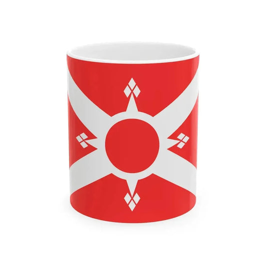 Bonnets Rouges flag (Belgium) White Coffee Mug 11oz - Go Mug Yourself