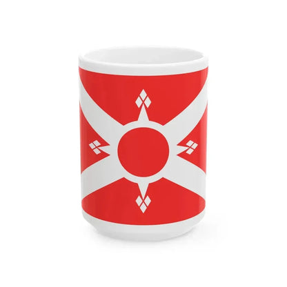 Bonnets Rouges flag (Belgium) White Coffee Mug 15oz - Go Mug Yourself