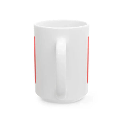 Bonnets Rouges flag (Belgium) White Coffee Mug - Go Mug Yourself