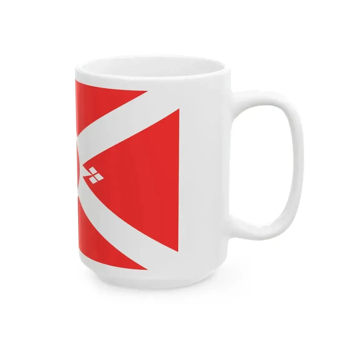 Bonnets Rouges flag (Belgium) White Coffee Mug - Go Mug Yourself