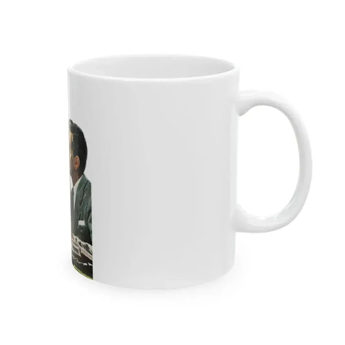 Bonus of Happiness, Redbook, October 1952 - White Coffee Mug - Go Mug Yourself