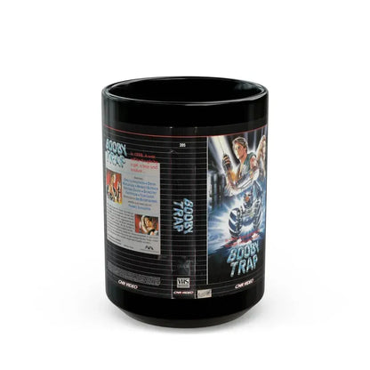 BOOBY TRAP (VHS COVER) - Black Coffee Mug 15oz - Go Mug Yourself