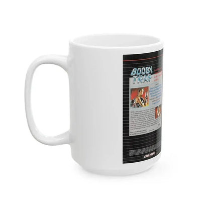 BOOBY TRAP (VHS COVER) - White Coffee Mug - Go Mug Yourself