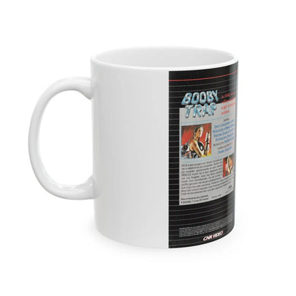 BOOBY TRAP (VHS COVER) - White Coffee Mug-Go Mug Yourself