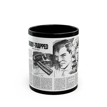 Booby-Trapped, Adam magazine, October 1963 - Black Coffee Mug 11oz - Go Mug Yourself
