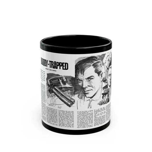 Booby-Trapped, Adam magazine, October 1963 - Black Coffee Mug 11oz - Go Mug Yourself