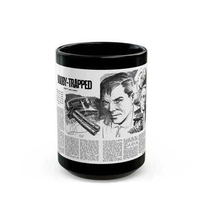Booby-Trapped, Adam magazine, October 1963 - Black Coffee Mug 15oz - Go Mug Yourself