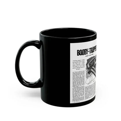 Booby-Trapped, Adam magazine, October 1963 - Black Coffee Mug - Go Mug Yourself