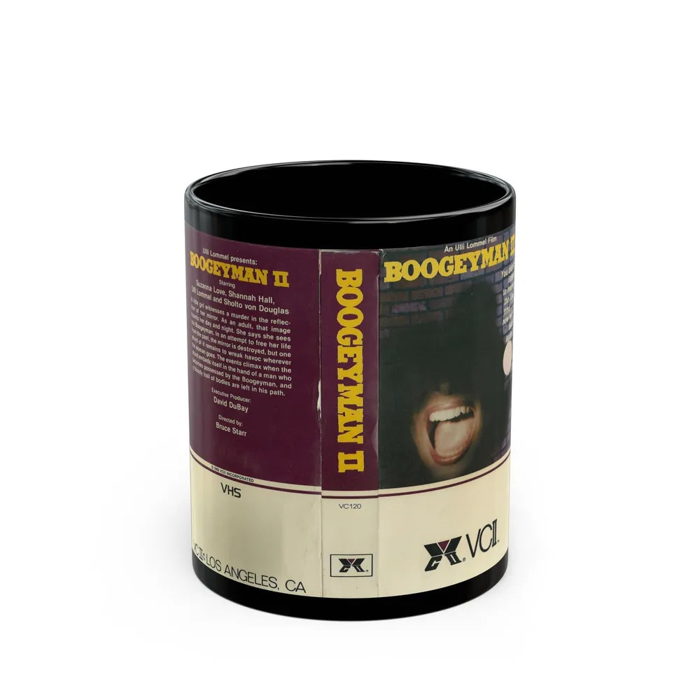 BOOGETMAN 2 (VHS COVER) - Black Coffee Mug-11oz-Go Mug Yourself