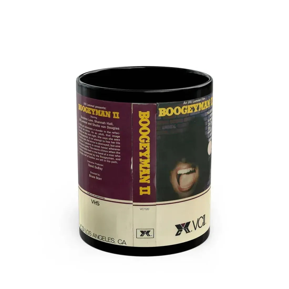 BOOGETMAN 2 (VHS COVER) - Black Coffee Mug 11oz - Go Mug Yourself