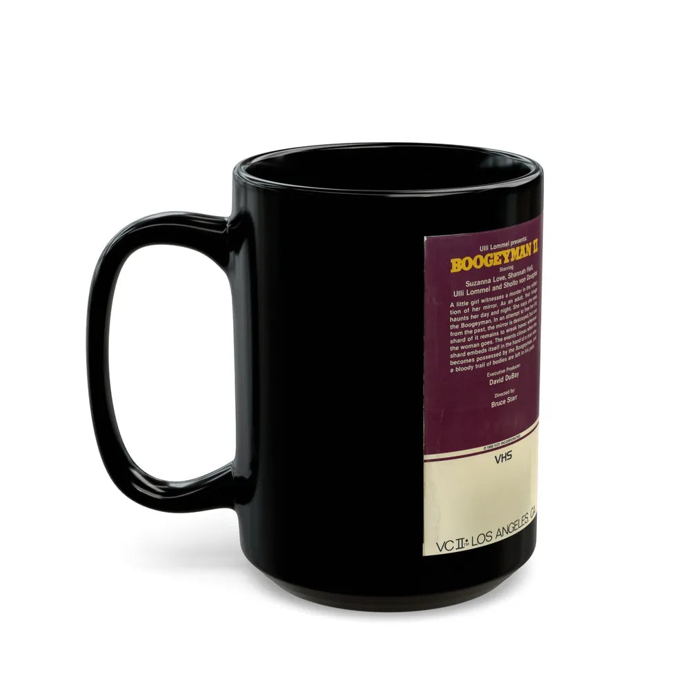 BOOGETMAN 2 (VHS COVER) - Black Coffee Mug-Go Mug Yourself