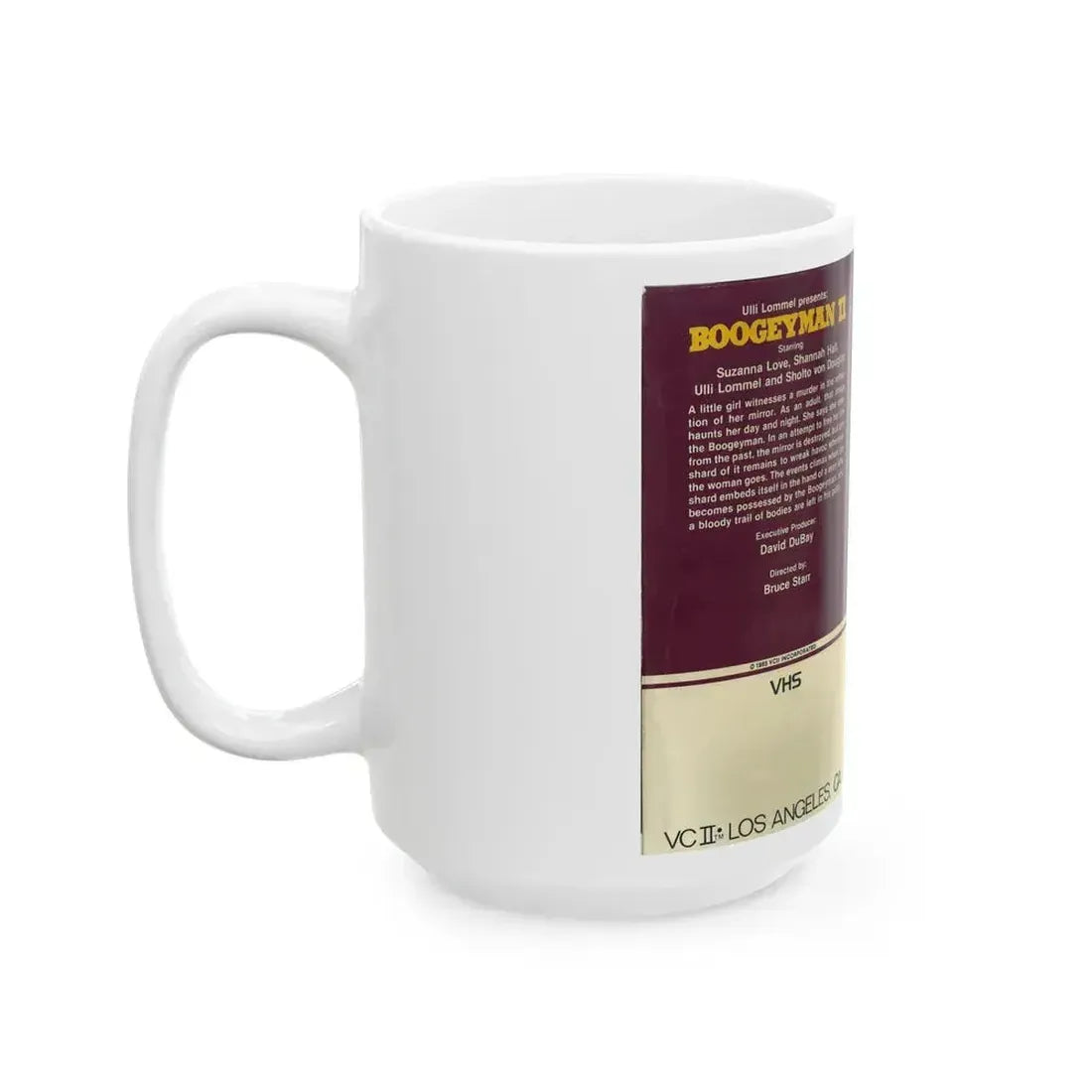 BOOGETMAN 2 (VHS COVER) - White Coffee Mug - Go Mug Yourself