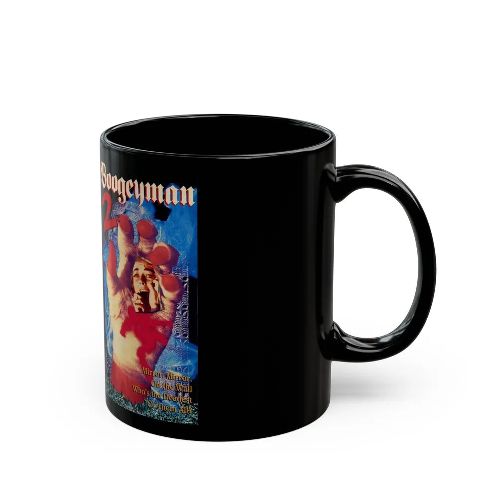 BOOGEYMAN 2 GEMSTONE ENTERTAINMENT (VHS COVER) - Black Coffee Mug-Go Mug Yourself