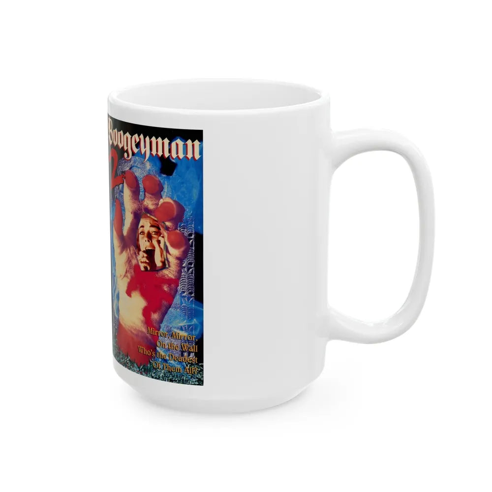 BOOGEYMAN 2 GEMSTONE ENTERTAINMENT (VHS COVER) - White Coffee Mug-Go Mug Yourself