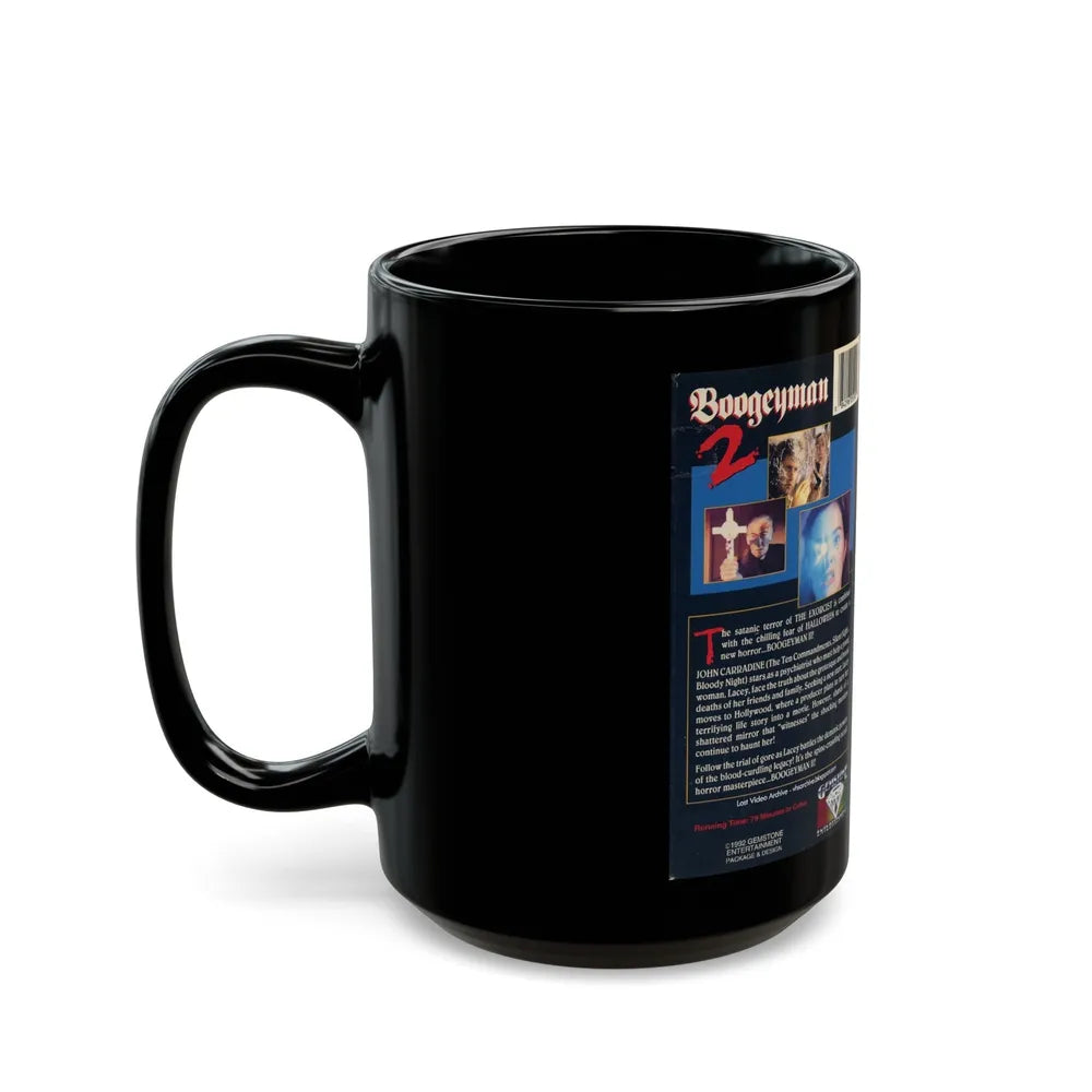 BOOGEYMAN 2 (VHS COVER) - Black Coffee Mug-Go Mug Yourself