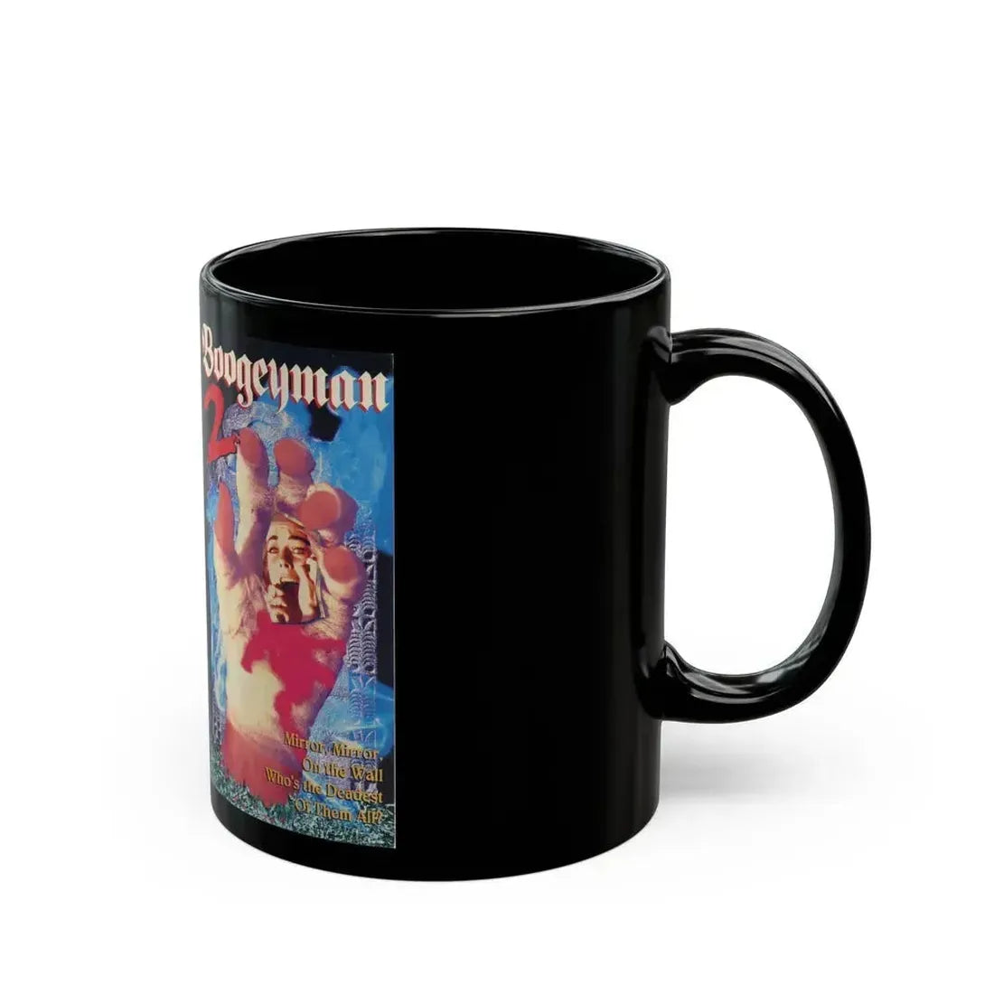 BOOGEYMAN 2 (VHS COVER) - Black Coffee Mug - Go Mug Yourself