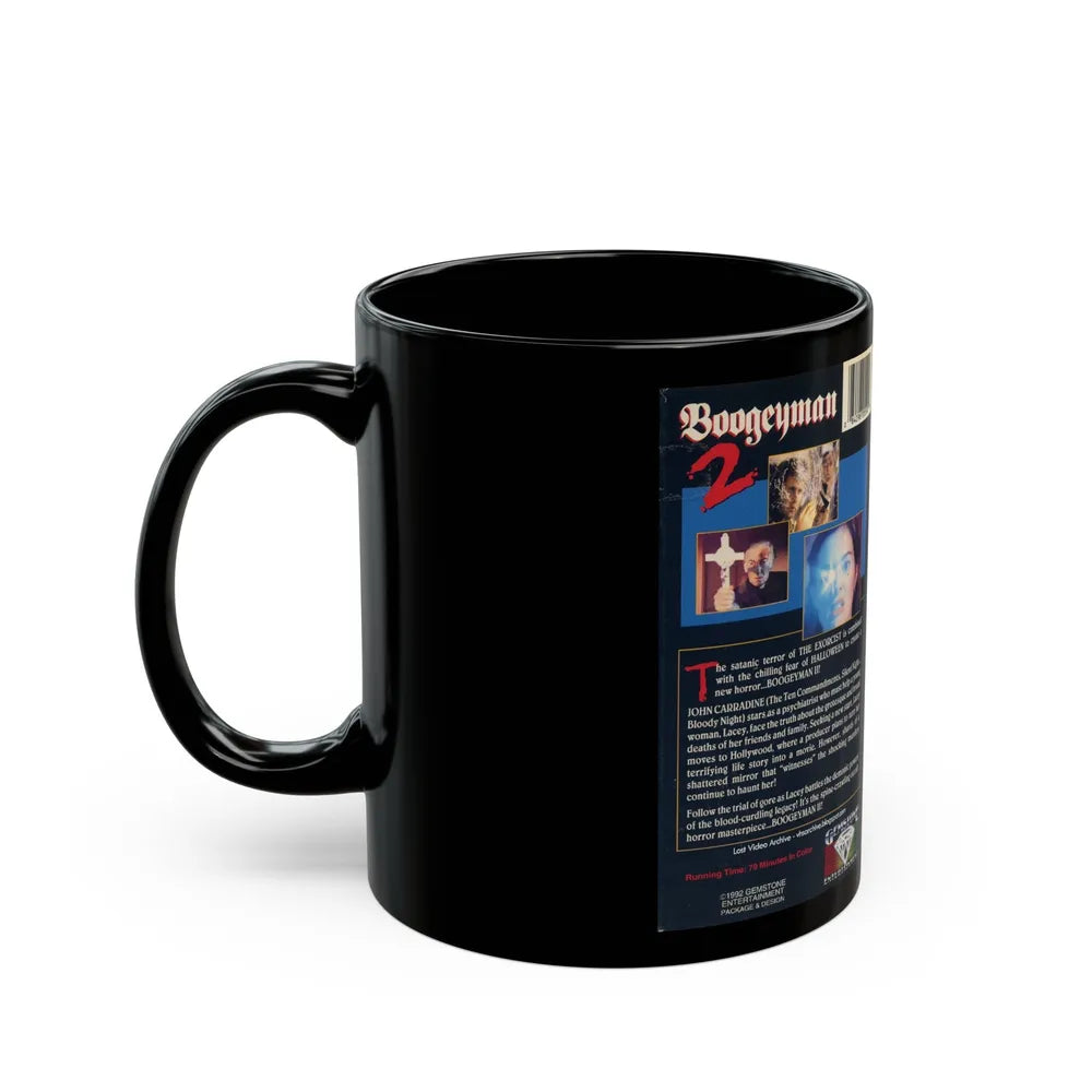 BOOGEYMAN 2 (VHS COVER) - Black Coffee Mug-Go Mug Yourself