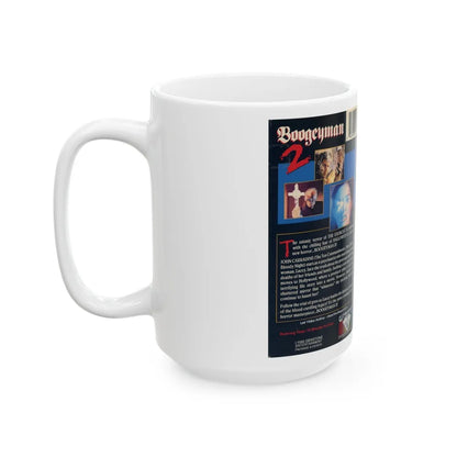 BOOGEYMAN 2 (VHS COVER) - White Coffee Mug-Go Mug Yourself