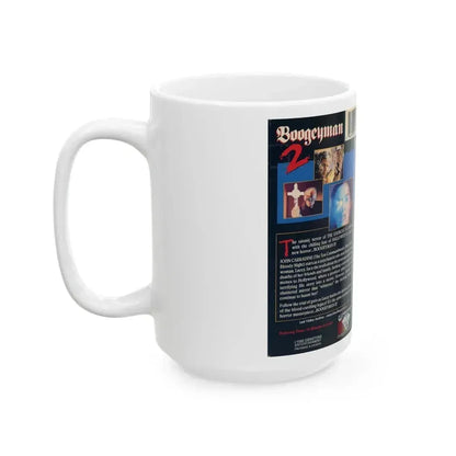 BOOGEYMAN 2 (VHS COVER) - White Coffee Mug - Go Mug Yourself