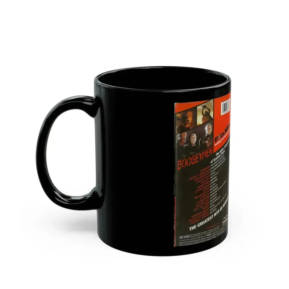 BOOGEYMEN THE KILLER COMPILATION (VHS COVER) - Black Coffee Mug - Go Mug Yourself