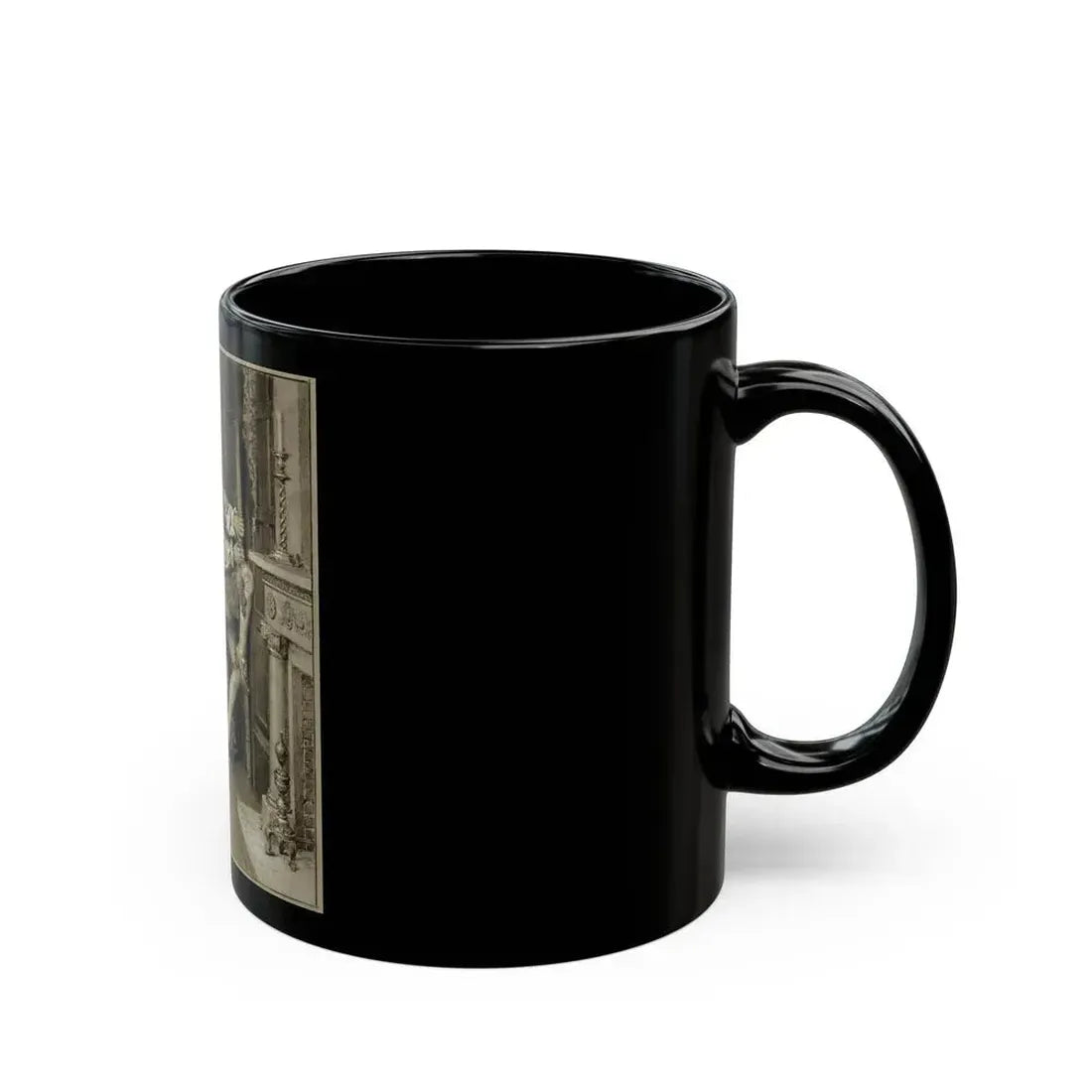 Book or Magazine Illustration - Black Coffee Mug - Go Mug Yourself