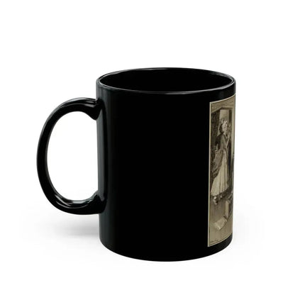 Book or Magazine Illustration - Black Coffee Mug - Go Mug Yourself