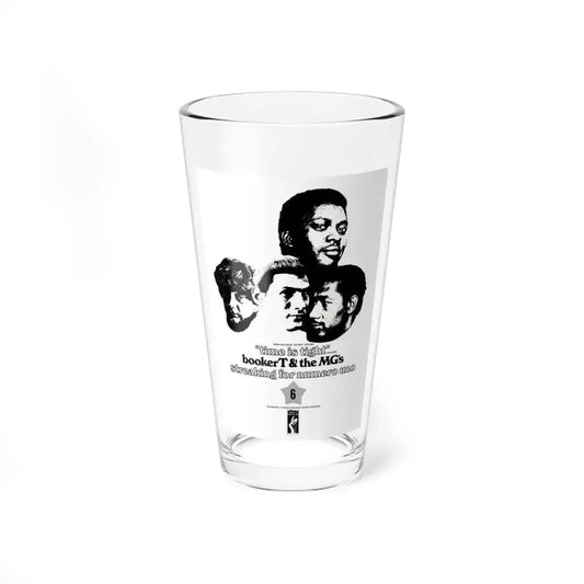 Booker T & The MG's 1969 (Music Poster) Pint Glass 16oz 16oz - Go Mug Yourself