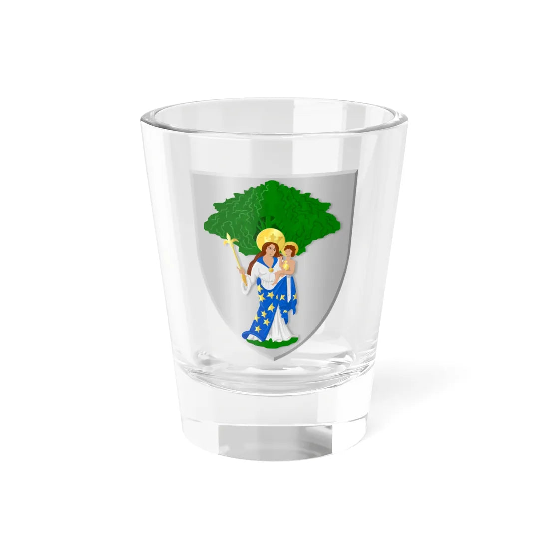 Boom wapen (Belgium) (Coat of Arms) Shot Glass 1.5oz 1.5oz - Go Mug Yourself