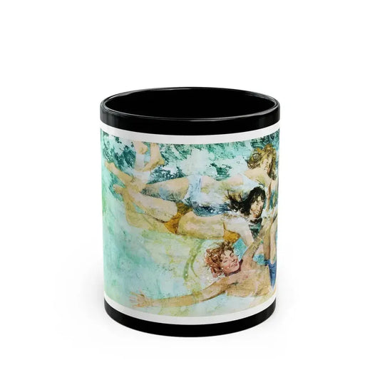 Boomerang by Joy Packer, Woman magazine, 1972 - Black Coffee Mug 11oz - Go Mug Yourself