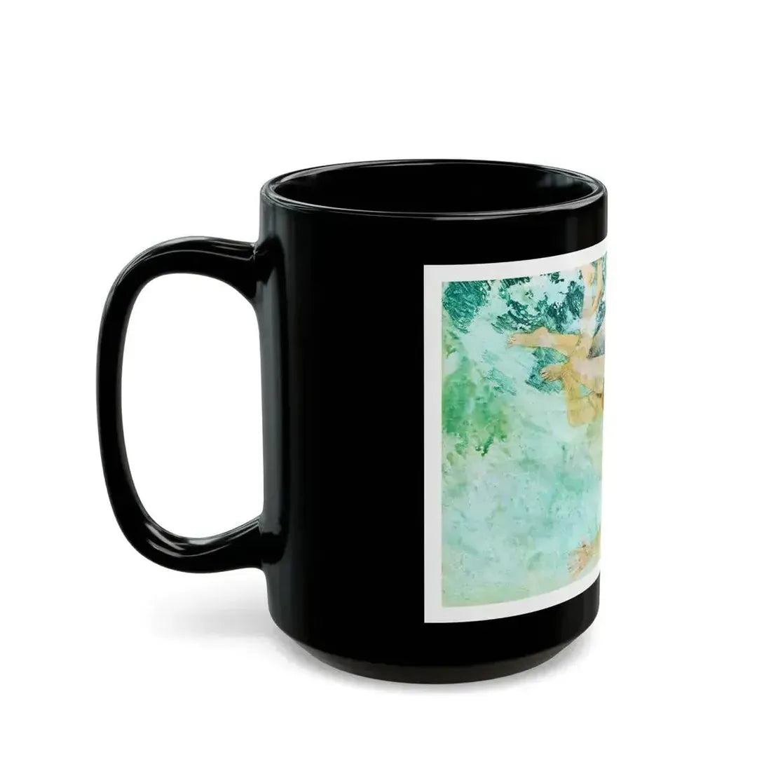 Boomerang by Joy Packer, Woman magazine, 1972 - Black Coffee Mug - Go Mug Yourself