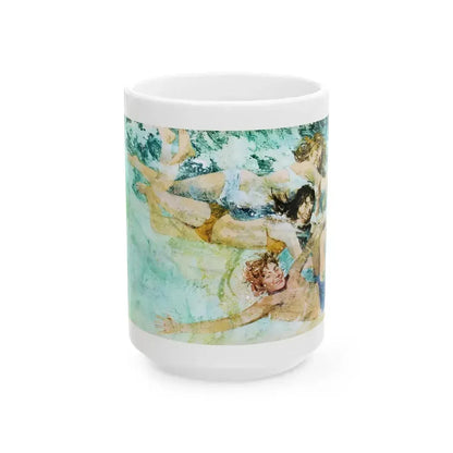 Boomerang by Joy Packer, Woman magazine, 1972 - White Coffee Mug 15oz - Go Mug Yourself
