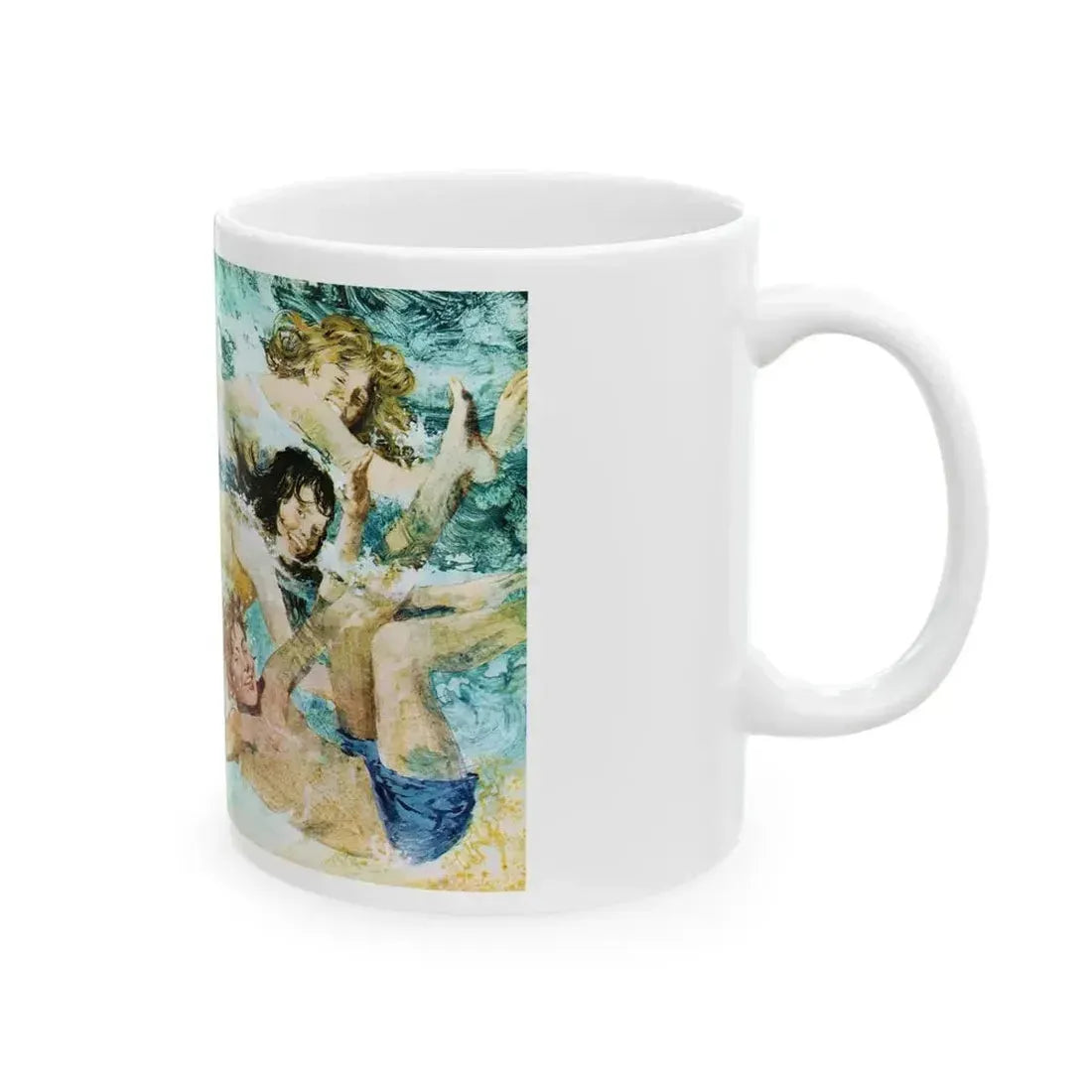 Boomerang by Joy Packer, Woman magazine, 1972 - White Coffee Mug - Go Mug Yourself