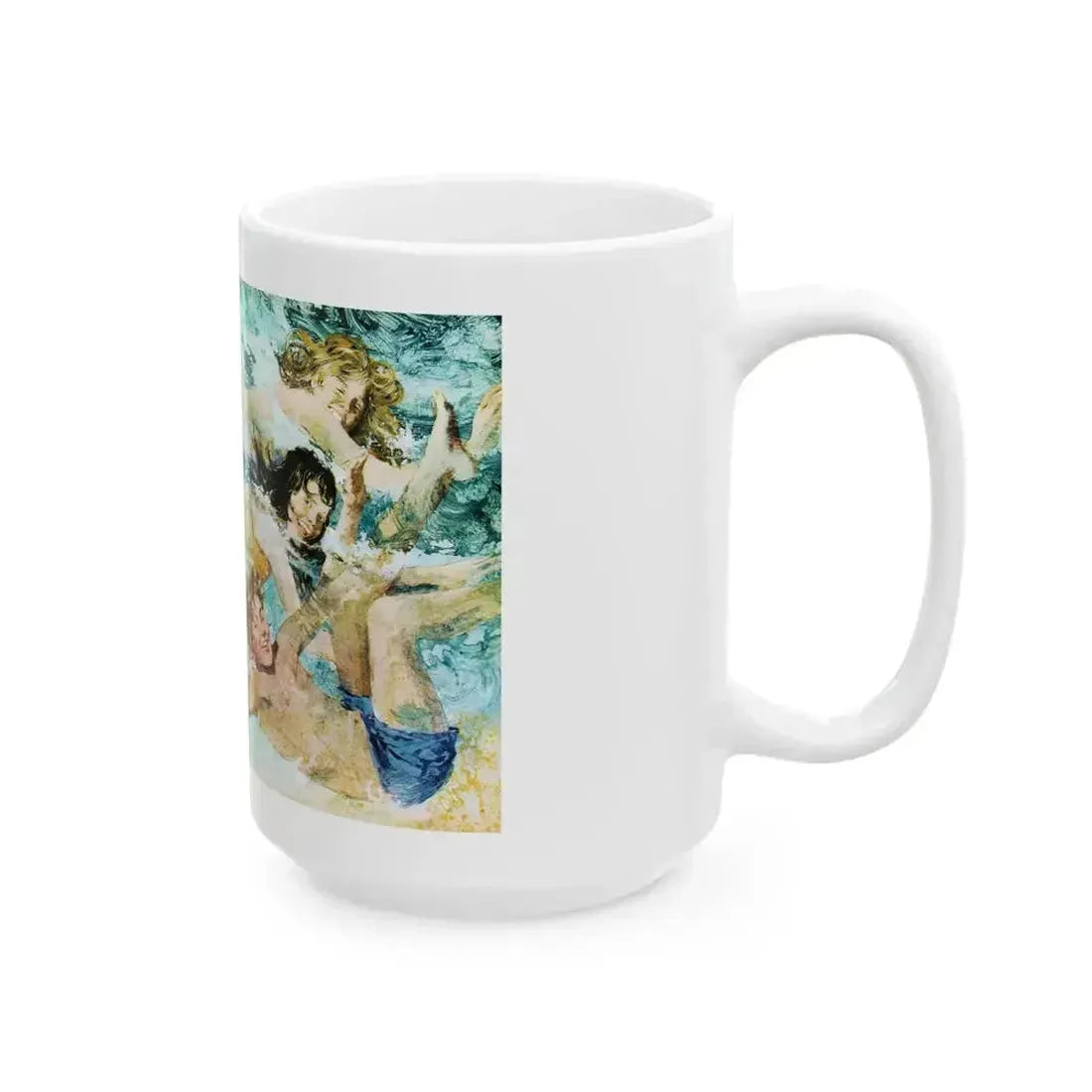 Boomerang by Joy Packer, Woman magazine, 1972 - White Coffee Mug - Go Mug Yourself
