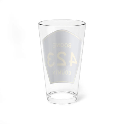 Boone County Route 423 AR (Arkansas) (Road Sign) Pint Glass 16oz - Go Mug Yourself