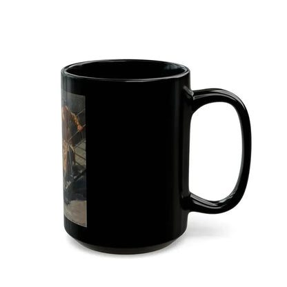 Booted Off Ship, 1946 - Black Coffee Mug - Go Mug Yourself