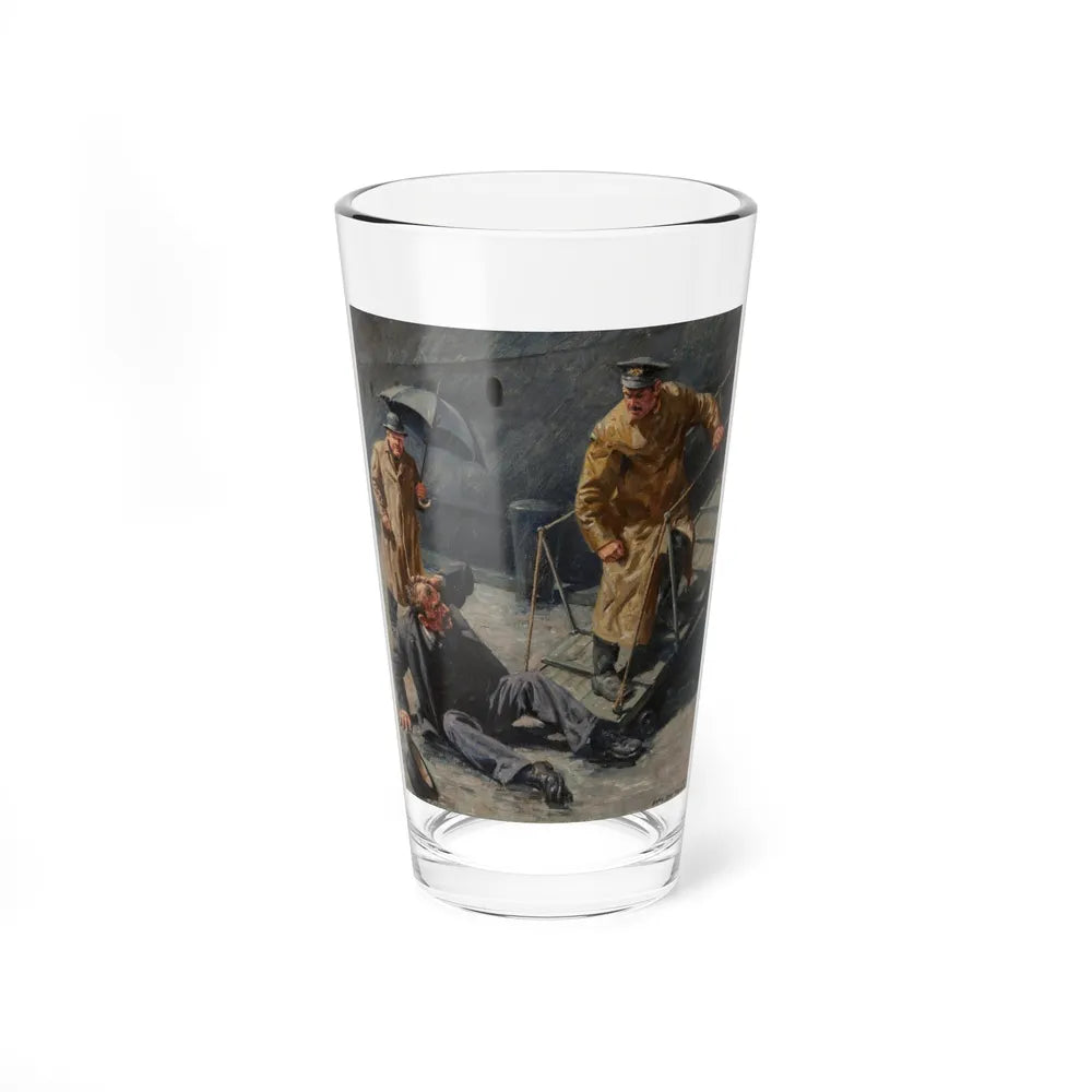 Booted Off Ship, 1946 (Magazine Illustration) Pint Glass 16oz-16oz-Go Mug Yourself