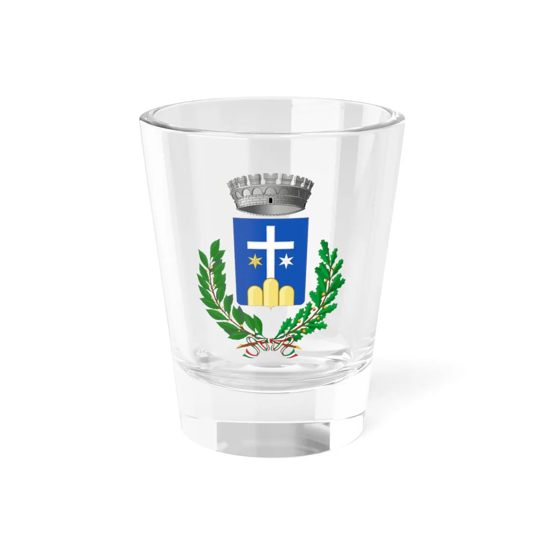 Borbona-Stemma (Italy) (Coat of Arms) Shot Glass 1.5oz 1.5oz - Go Mug Yourself