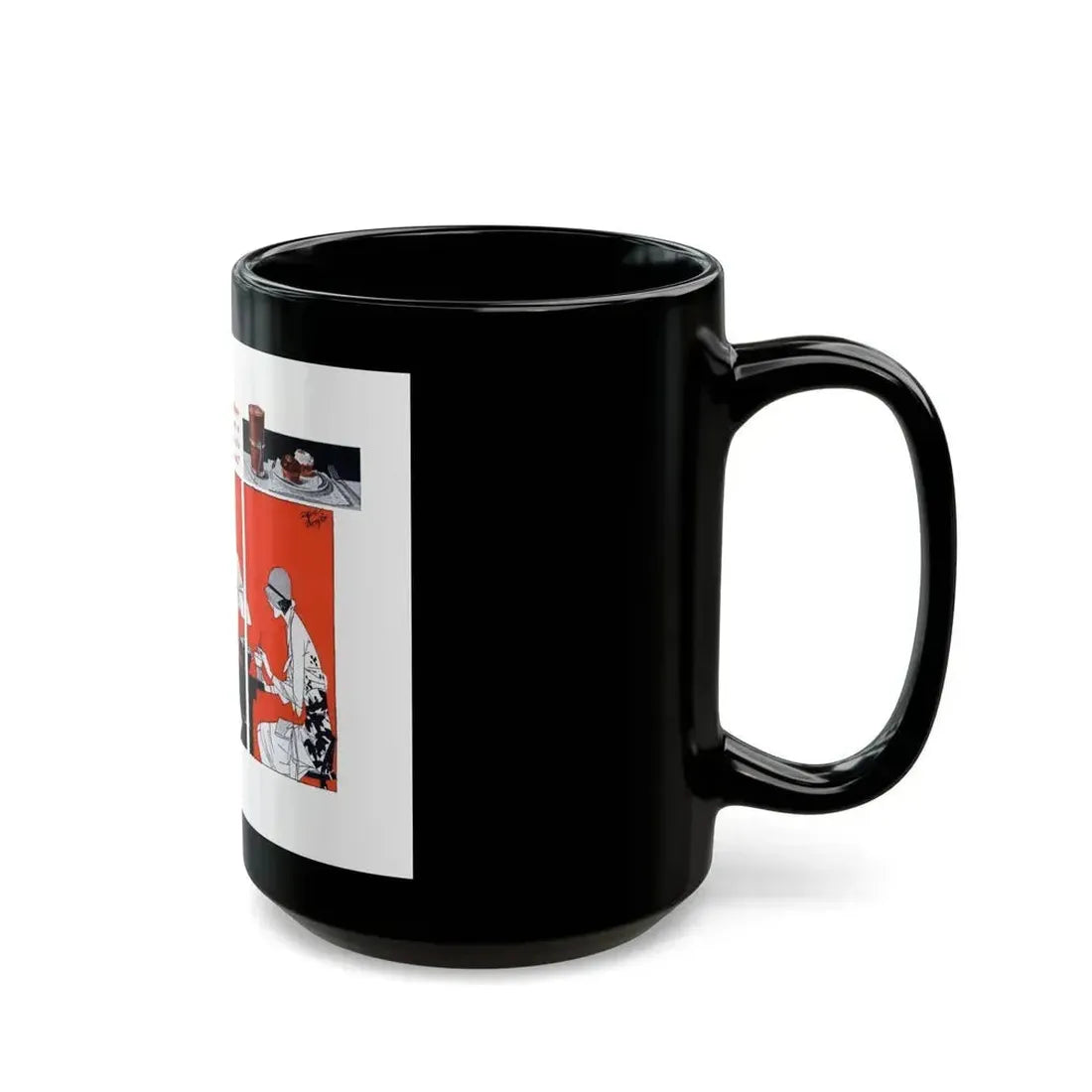 Borden's Malted Milk ad, Liberty, July 20, 1929 - Black Coffee Mug - Go Mug Yourself