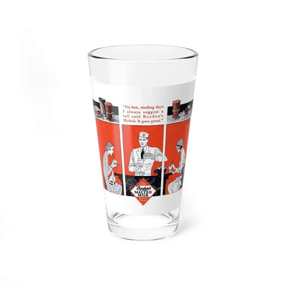 Borden's Malted Milk ad, Liberty, July 20, 1929 (Magazine Illustration) Pint Glass 16oz 16oz - Go Mug Yourself