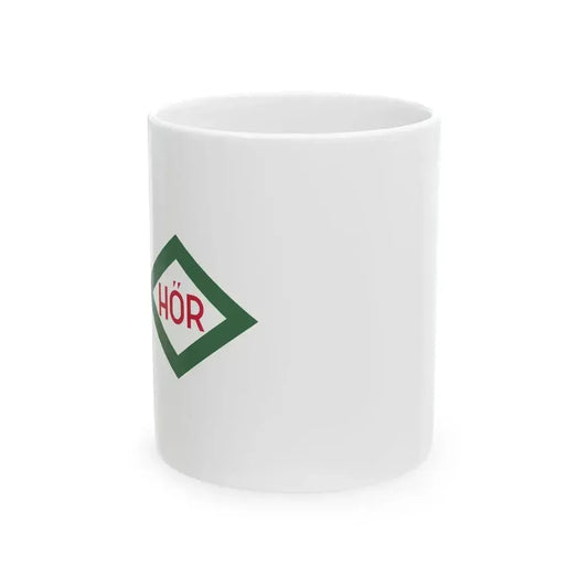 Border Guard volunteer pennant Hungarian Peoples Republic (Hungary) White Coffee Mug 11oz - Go Mug Yourself