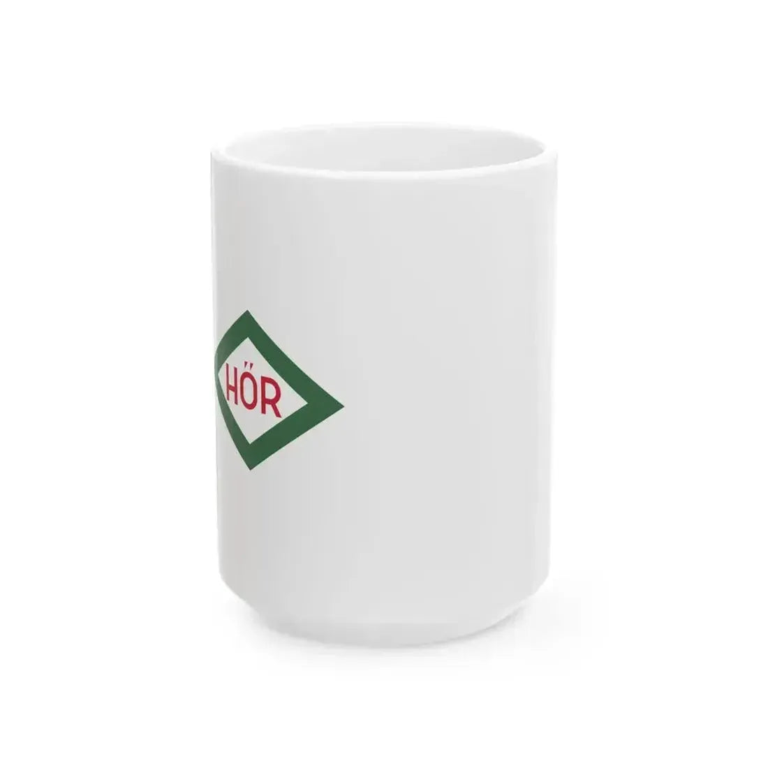 Border Guard volunteer pennant Hungarian Peoples Republic (Hungary) White Coffee Mug 15oz - Go Mug Yourself